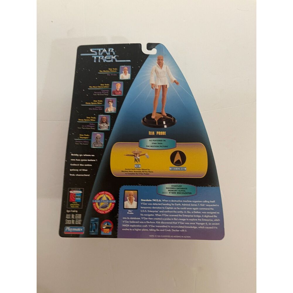 Playmates Star Trek 10th Anniv Ilia Probe Serialized S2 Warp Factor Toy 1997 90s